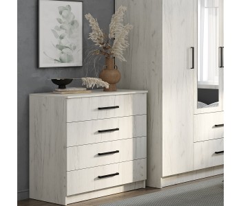 Комод "Фиеста" 850 Дуб крафт белый (BTS)
